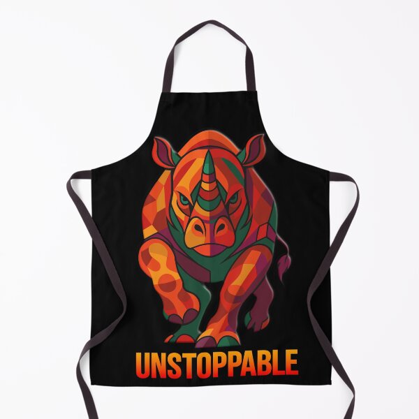 Item preview, Unstoppable Rhino - version 2 (different text colouring) designed and sold by ArtyApe.