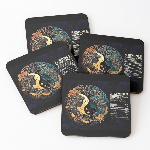 Item preview, Gemini Nutritional Value - for Astrological Enthusiasts Apparel and Home Décor  designed and sold by Compass and a Camera.