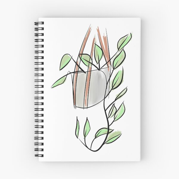 Item preview, Hanging Plants Pothos Doodles designed and sold by Dreambigdigital.