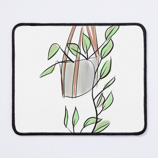 Item preview, Hanging Plants Pothos Doodles designed and sold by Dreambigdigital.