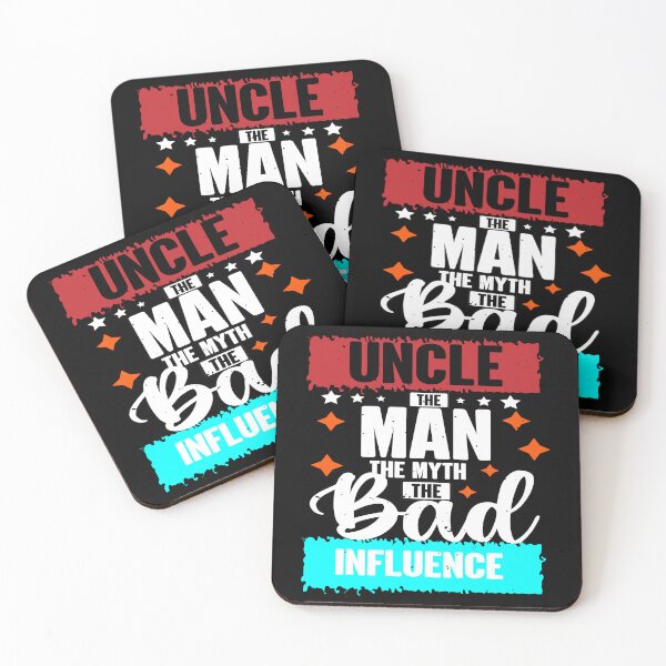 Item preview, Uncle The Man The Myth The Bad Influence – Funny Family Humor Quote designed and sold by karibov.