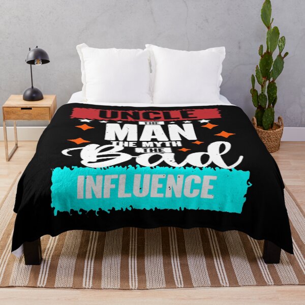 Item preview, Uncle The Man The Myth The Bad Influence – Funny Family Humor Quote designed and sold by karibov.