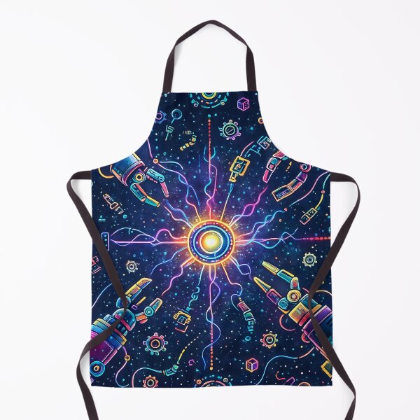 Item preview, Cosmic Robotics Storm — Neon Mech Universe designed and sold by InNyutLab.