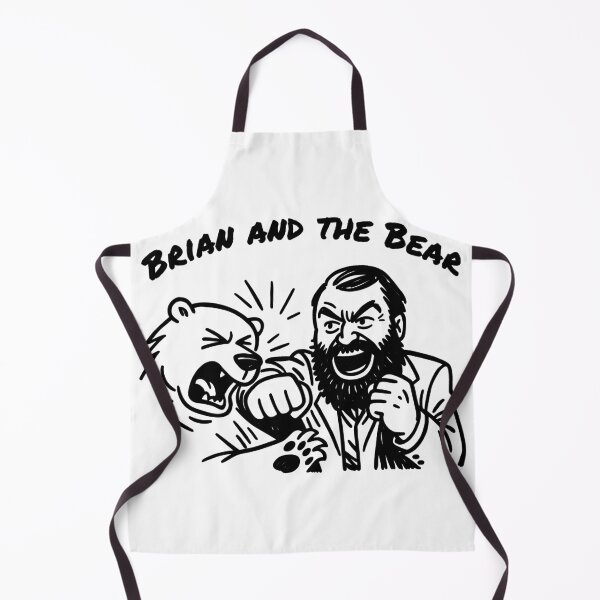 Item preview, Brian Blessed and the Bear – Cartoon Punch-Out Design designed and sold by gogopachinko.