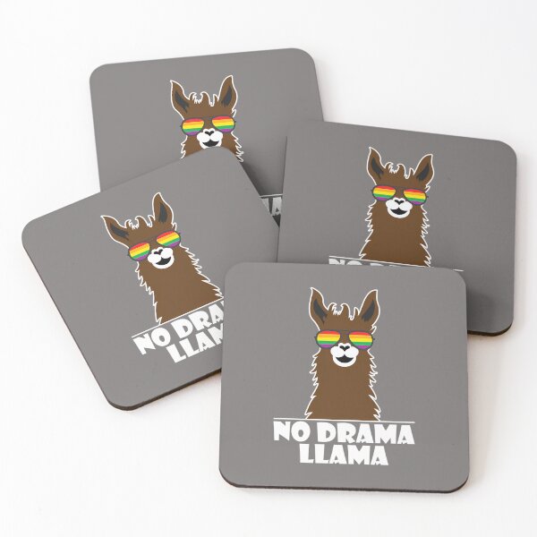 Artikelvorschau, NO-DRAMA-LLAMA--FUNNY-LLAMA-ALPACA-WITH-SUNGLASSES entworfen und verkauft von HubertusKuhlman.