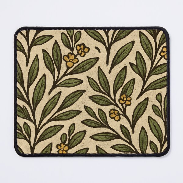 Item preview, Rustic European Folk Floral Tapestry – Olive Branch Motif designed and sold by Artsy-With.