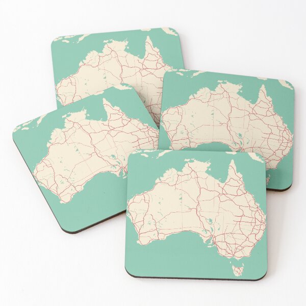 Item preview, Mapa de Australia designed and sold by MapsByLeo.
