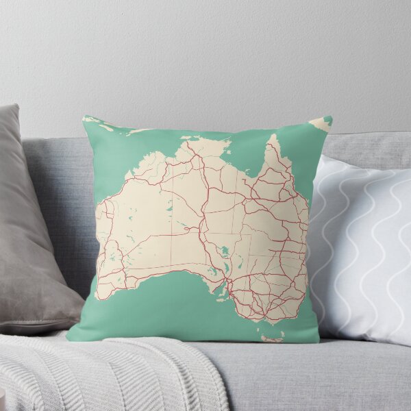 Item preview, Australia Map designed and sold by MapsByLeo.