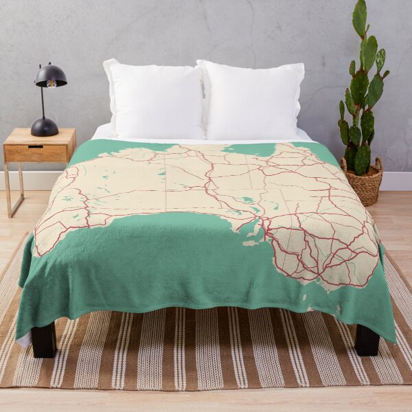 Item preview, Australia Map designed and sold by MapsByLeo.