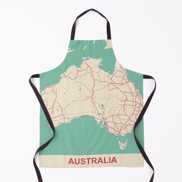 Item preview, Mapa de Australia designed and sold by MapsByLeo.