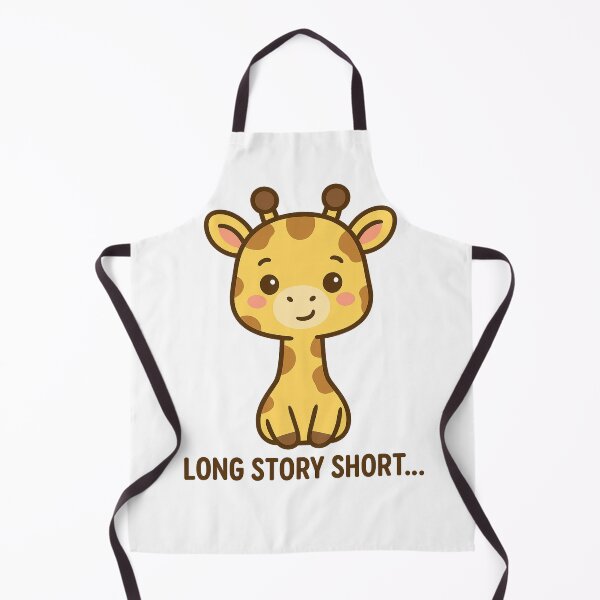 Item preview, Long Story Short… – Cute Kawaii Giraffe designed and sold by The-Dreamy-Zoo.