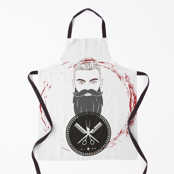 Item preview, Barber- a man with a beard advertising a hair salon designed and sold by Lovelalaland.
