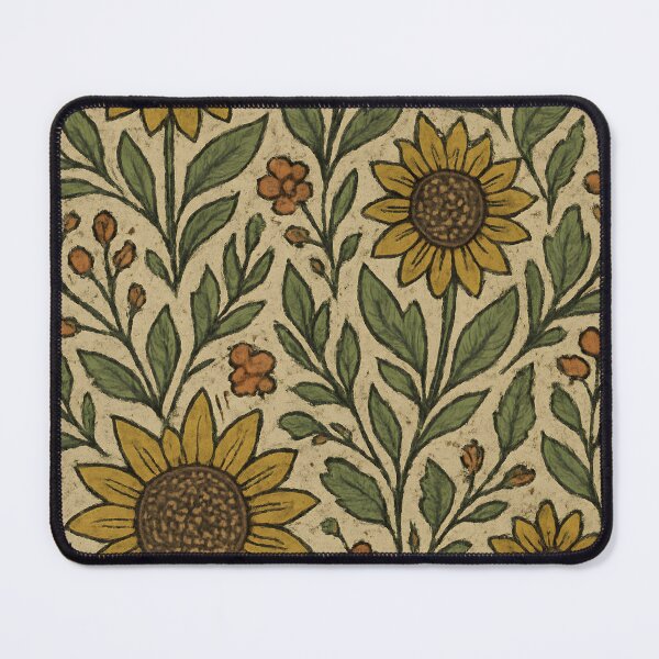 Item preview, Rustic European Folk Floral Tapestry – Sunflower Pattern designed and sold by Artsy-With.