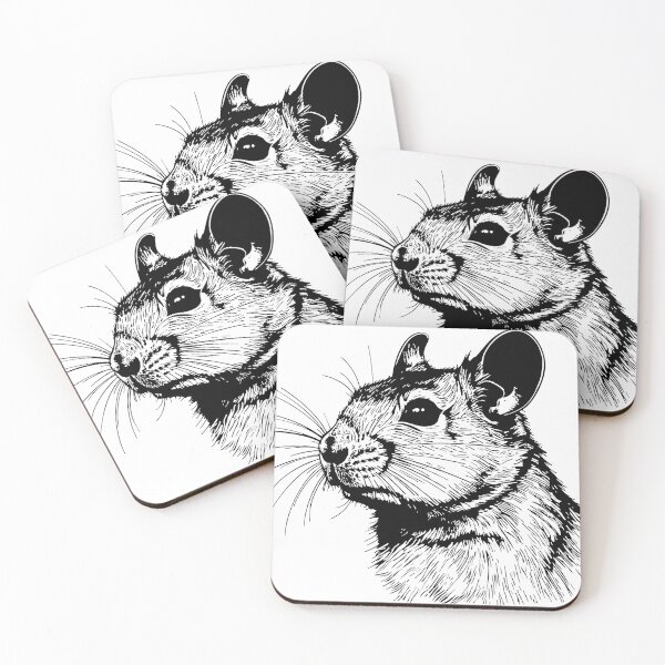 Item preview, Minimalist Hamster Line Art designed and sold by Litely.