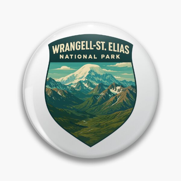 Item preview, Wrangell–St. Elias Alaska Mountain Sticker designed and sold by Ismeal Von.