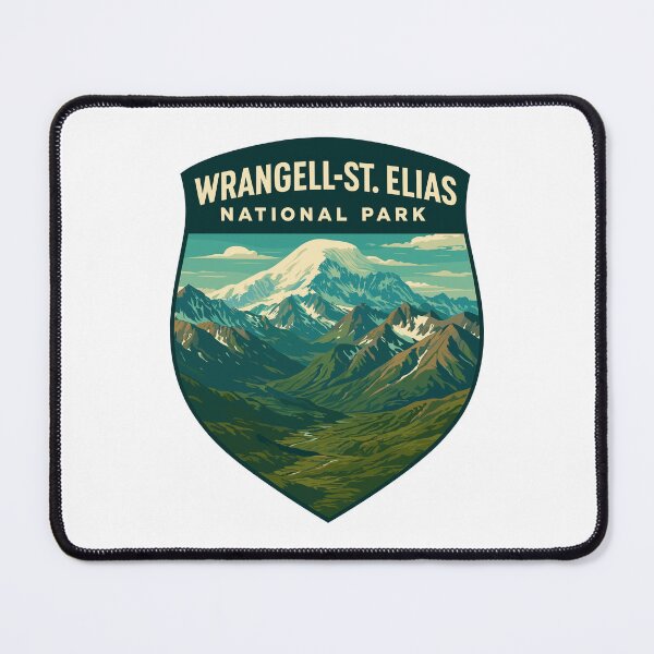 Item preview, Wrangell–St. Elias Alaska Mountain Sticker designed and sold by Ismeal Von.