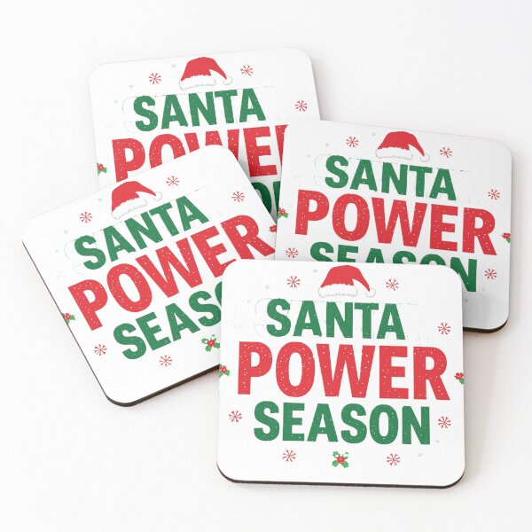 Item preview, SANTA POWER SEASON – Funny Christmas Holiday T-Shirt Design designed and sold by Graphic Therapist.