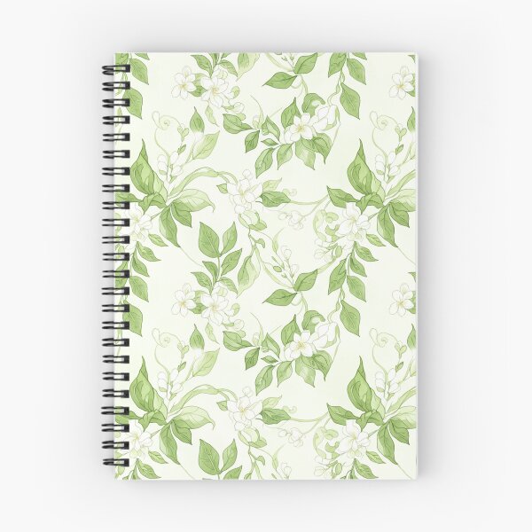 Item preview, Fresh Green and White Floral Watercolor Seamless Pattern designed and sold by MyEz Style.