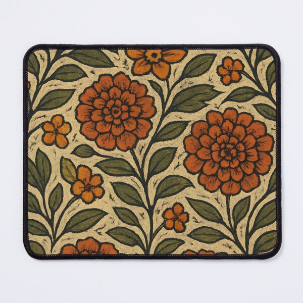 Item preview, Vintage Country Folk Floral Tapestry – Dahlia Pattern Wall Art designed and sold by Artsy-With.