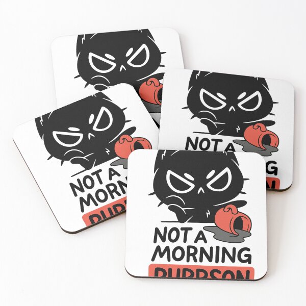 Item preview, Not a Morning Purrson – Grumpy Cat Coffee Spill Design designed and sold by haitrieuic96.
