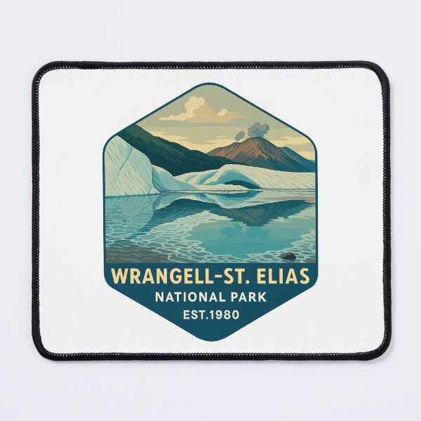 Item preview, Wrangell–St. Elias Alaska Mountain Sticker designed and sold by Ismeal Von.