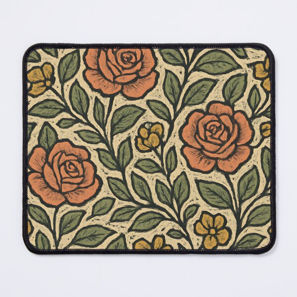 Item preview, Vintage Country Folk Floral Tapestry – Rose Garland Art designed and sold by Artsy-With.