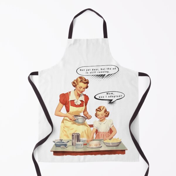 Item preview, Mid-Century Mother and Daughter with Funny Caption designed and sold by xposedbydesign.