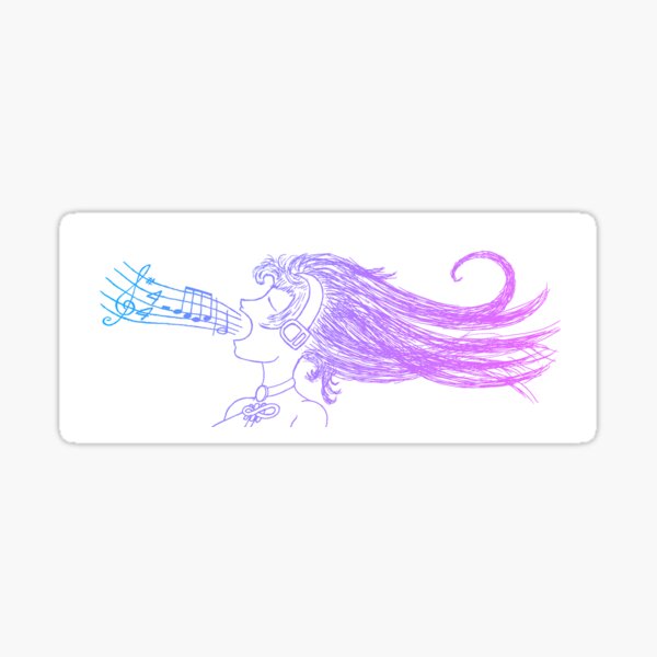 I Just Want to Sing (Light Version) Sticker