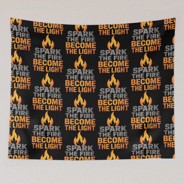 Item preview, Motivational Fire Quote – Bold Inspiring Typography Design designed and sold by Taans-Creation.