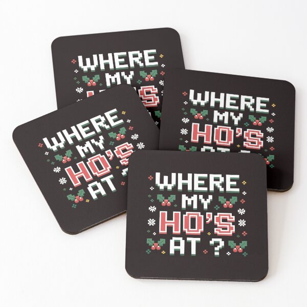Item preview, Funny Christmas Couple – Where My Ho’s At Ho Matching Set designed and sold by Redgiant87x.