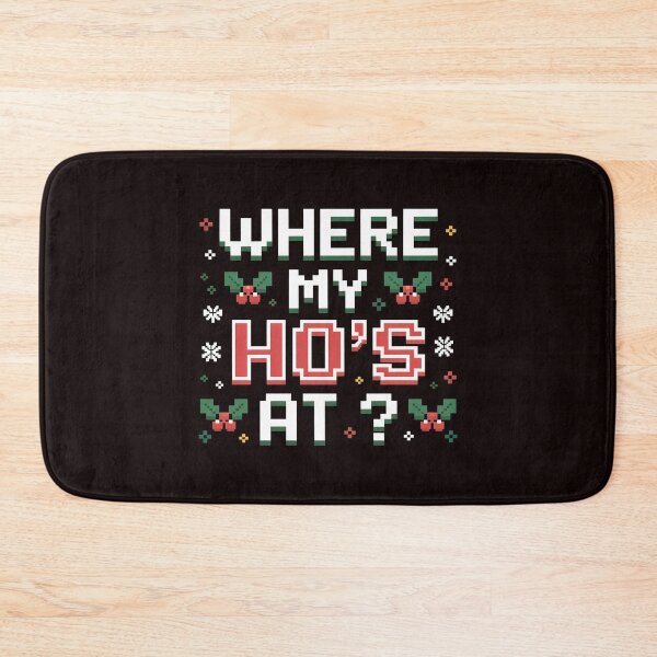 Item preview, Funny Christmas Couple – Where My Ho’s At Ho Matching Set designed and sold by Redgiant87x.