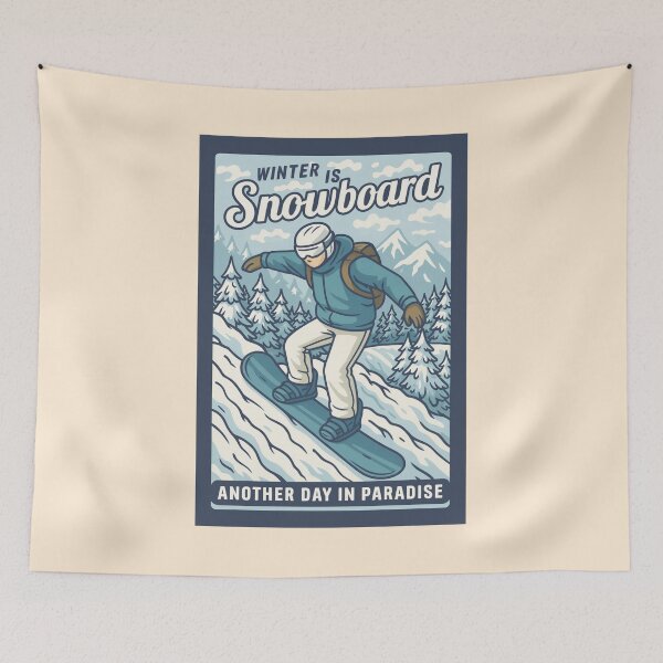 Item preview, Snowboarding - Another Day In Paradise designed and sold by iamdesigns14.