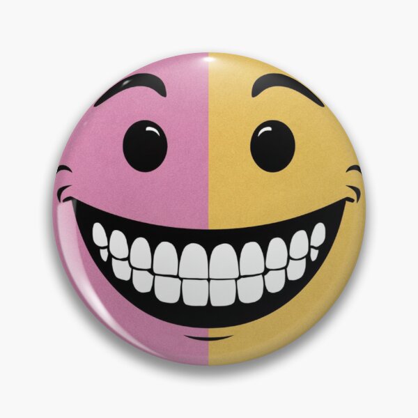 Item preview, Dual Mood Smiley Face – Cute Yet Creepy Aesthetic Grin designed and sold by AnuMallow.