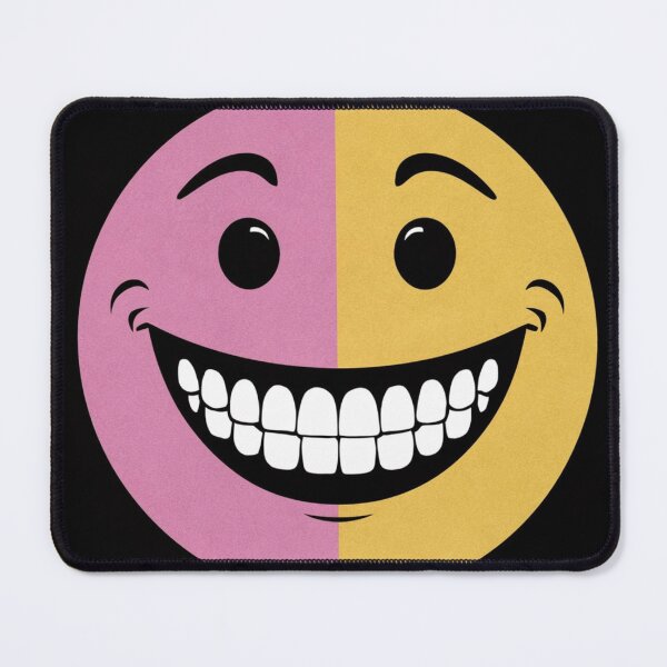 Item preview, Dual Mood Smiley Face – Cute Yet Creepy Aesthetic Grin designed and sold by Adhiriya.
