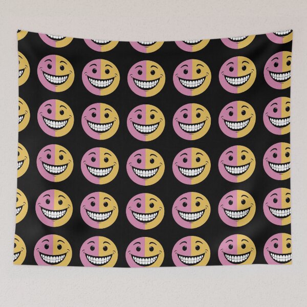 Item preview, Dual Mood Smiley Face – Cute Yet Creepy Aesthetic Grin designed and sold by AnuMallow.