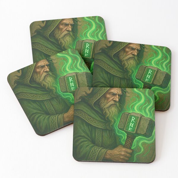Item preview, Renfest Green Robed Monk & Hammer of Truth designed and sold by SDFBB.