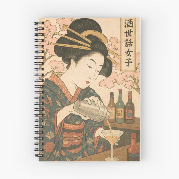 Item preview, Ukiyo-e Bijin: The Elegant Bartender of Edo designed and sold by neoUKIYOE.