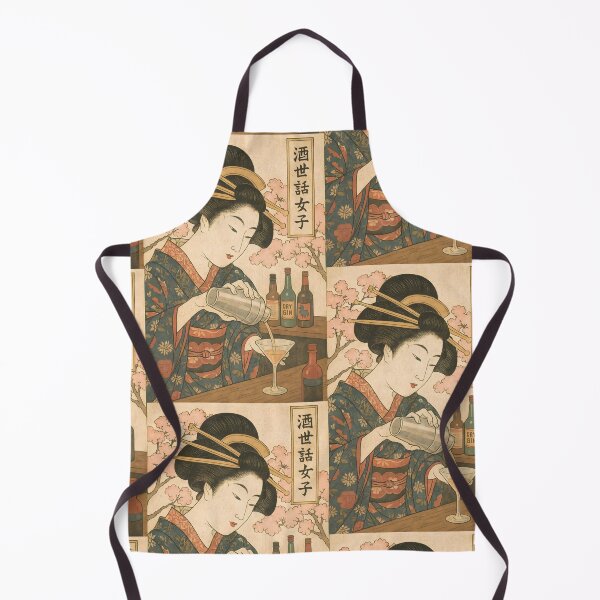 Item preview, Ukiyo-e Bijin: The Elegant Bartender of Edo designed and sold by neoUKIYOE.