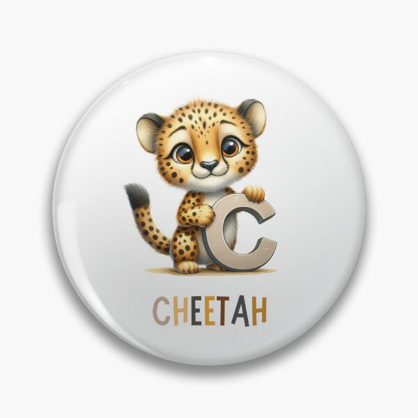 Item preview, Alphabet Animals – Letter C is for Cheetah Nursery Design designed and sold by Pet-DeLish.