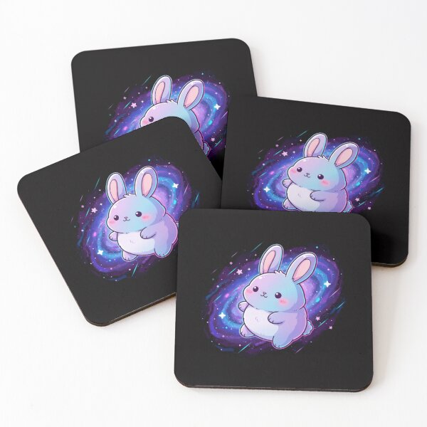 Item preview, Cosmic Floof: Galaxy Bunny Sticker designed and sold by CutePearlStudio.