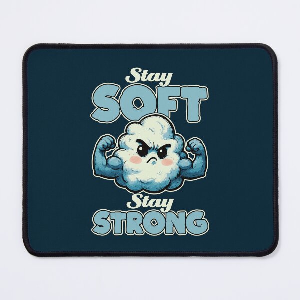 Item preview, Cute Muscular Cloud Motivation Quote designed and sold by TheJollyDoodle.