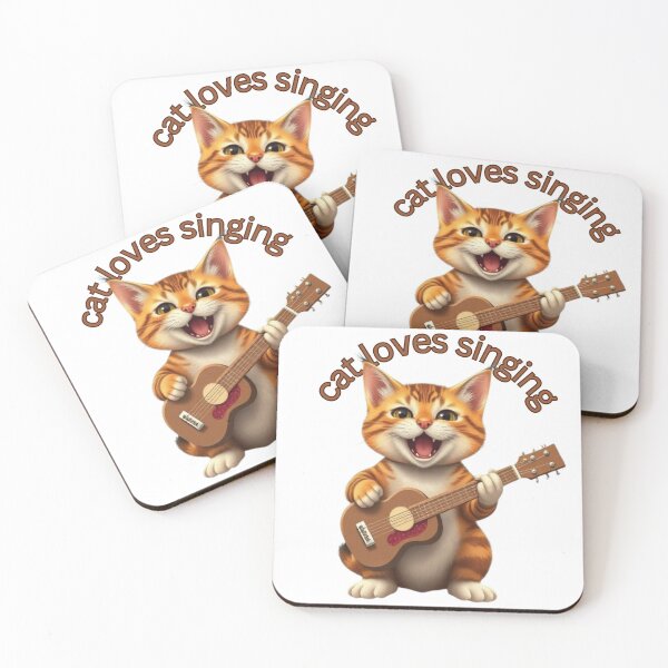Item preview, Rockstar Cat Strumming Guitar Tunes designed and sold by the wellness script.