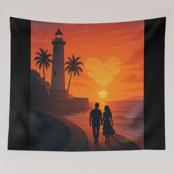 Item preview, Galle Fort Sunset Love – Sri Lankan Coastal Romance designed and sold by Ceylon Luxe Collections.