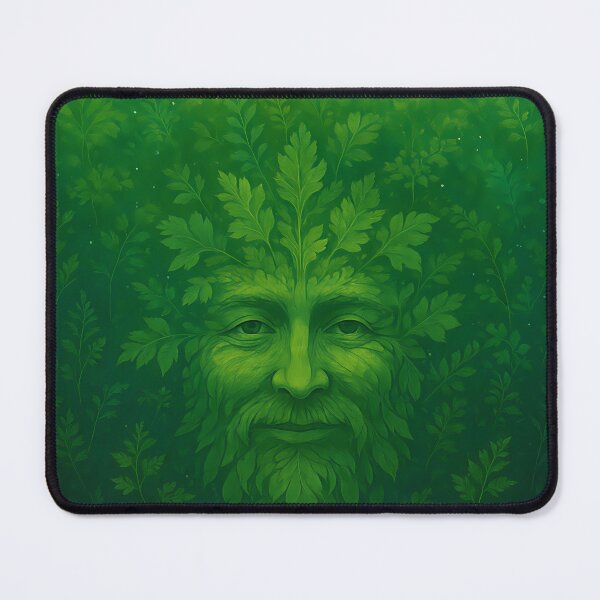 Item preview, Greenman Green Man Smiling in the Leaves designed and sold by SDFBB.