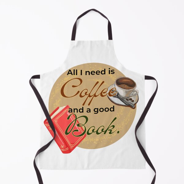 Item preview, Art Print All I Need Is Coffee and a Good Book | Illustrazione Tazza da Caffè e Libro Rosso | Design Hygge Cozy per Lettori | Merchandising POD designed and sold by LP Slow Art.