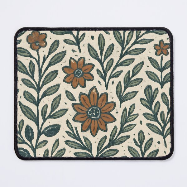 Item preview, Mediterranean Folk Floral Tapestry – Olive & Laurel Pattern designed and sold by Artsy-With.