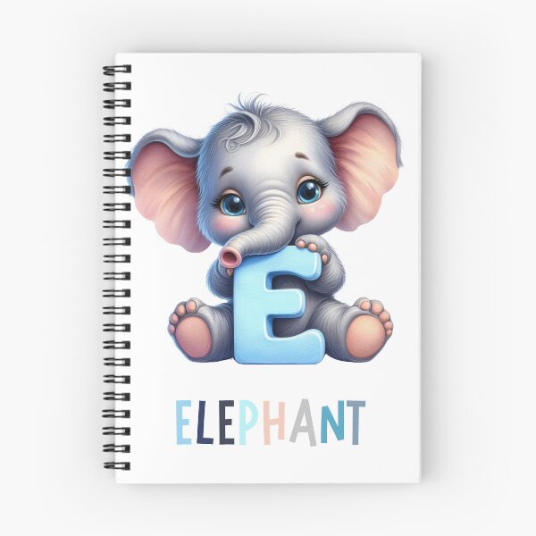 Item preview, Alphabet Animals – Letter E is for Elephant Nursery Design designed and sold by Pet-DeLish.