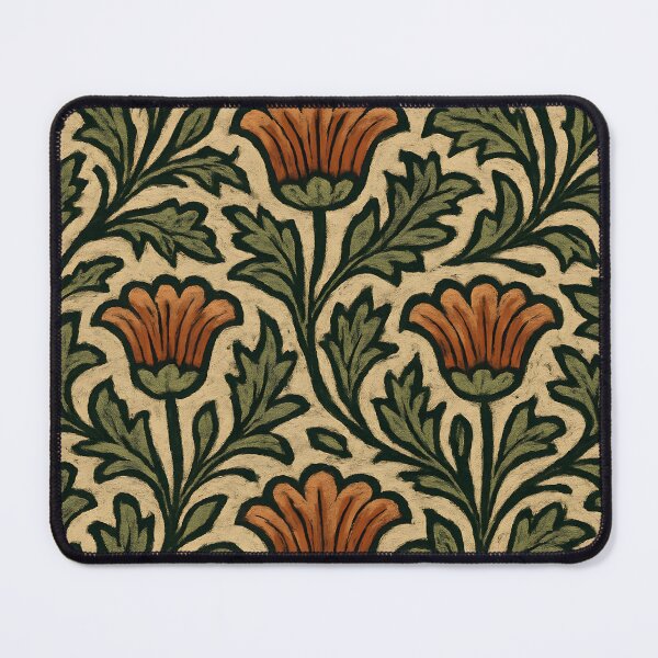 Item preview, Mediterranean Folk Floral Tapestry – Stylized Acanthus designed and sold by Artsy-With.