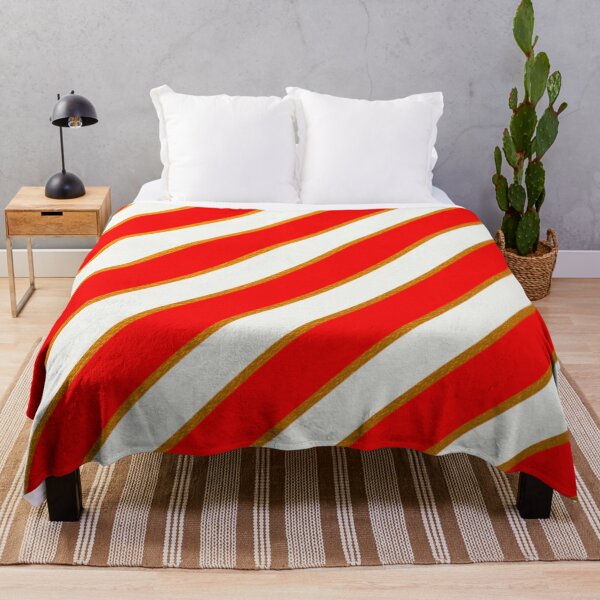 Item preview, Simple Candy Cane - Red w/Gold Trim  designed and sold by jartcreations.