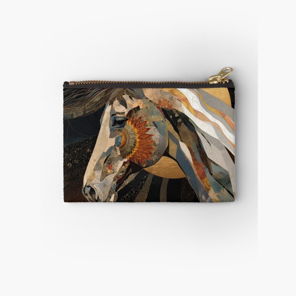 Item preview, Golden Sunflower Celestial Horse Portrait designed and sold by bubblegoth.